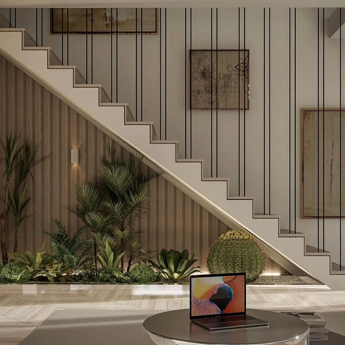 Immagine di una scala elegante creata da Home Solution