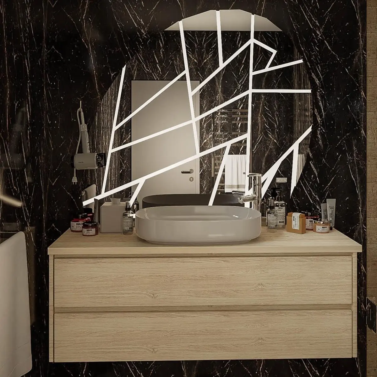 Immagine di un bagno elegante creato da Home Solution